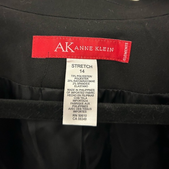 Anne Klein Classic Black Women's Blazer, Sz XL - Picture 7 of 8